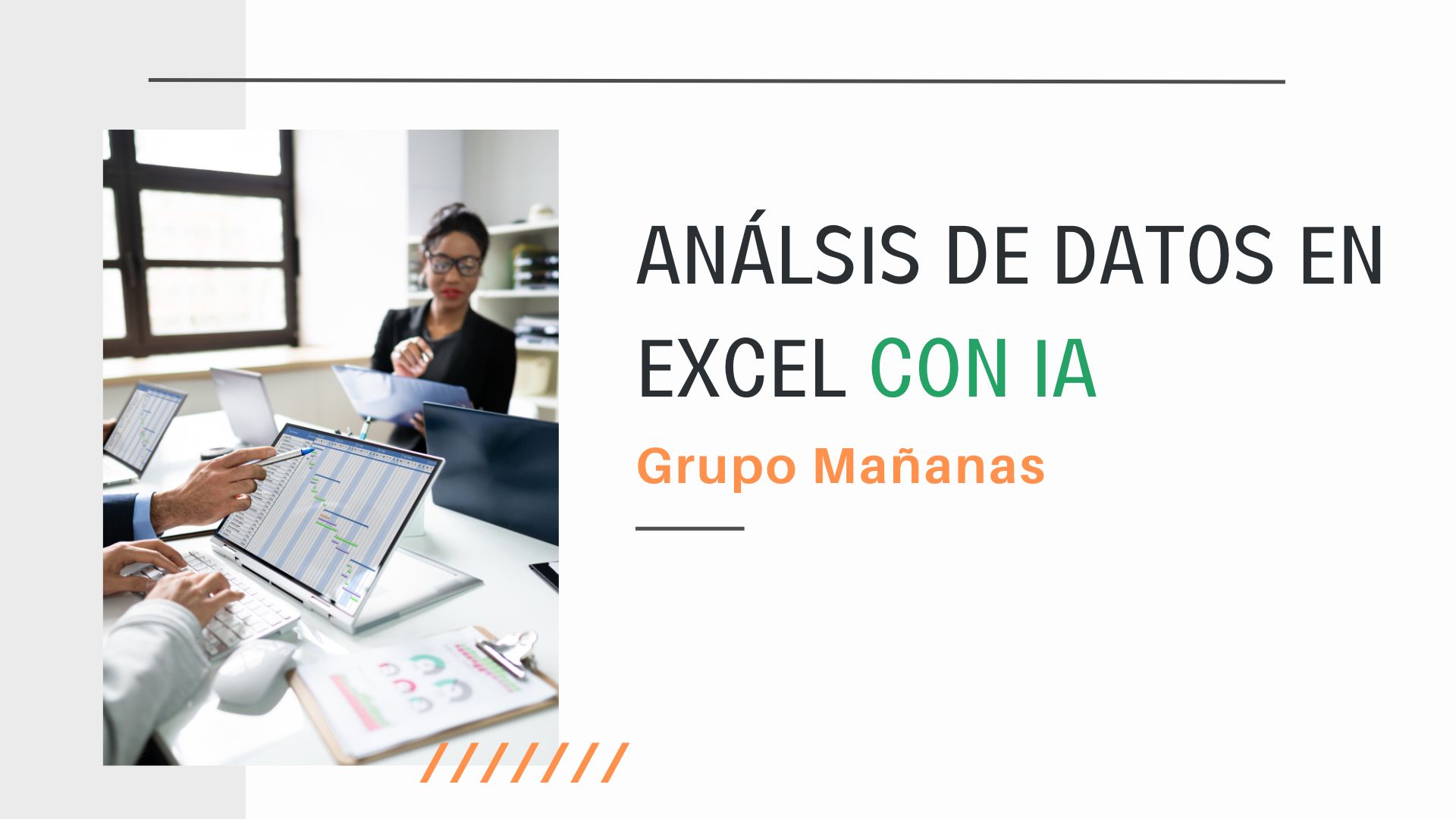 Course Image Análisis de Datos en Excel con IA - Mañanas