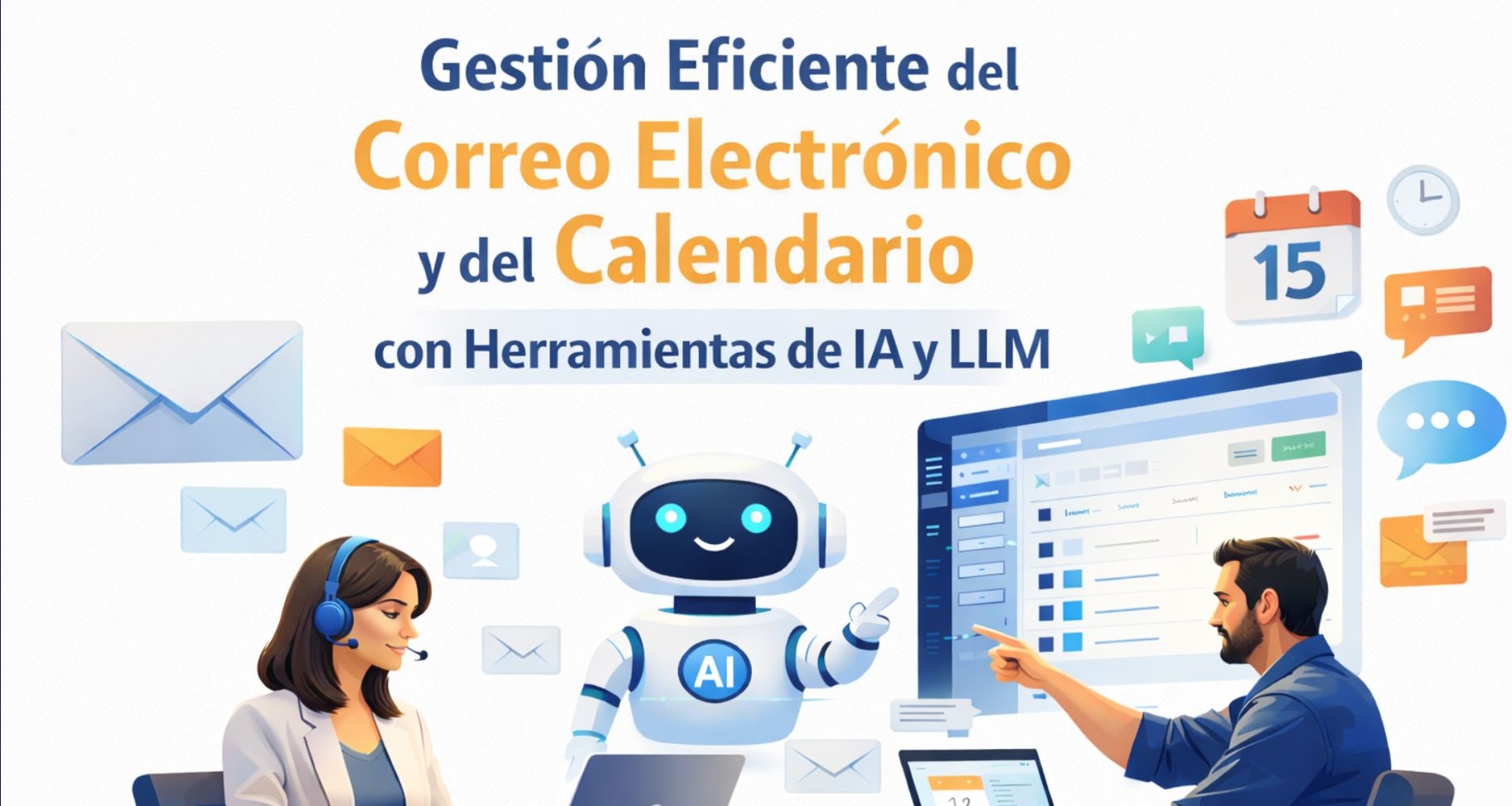 Course Image Gestión eficiente del correo electrónico y del calendario con herramientas de IA