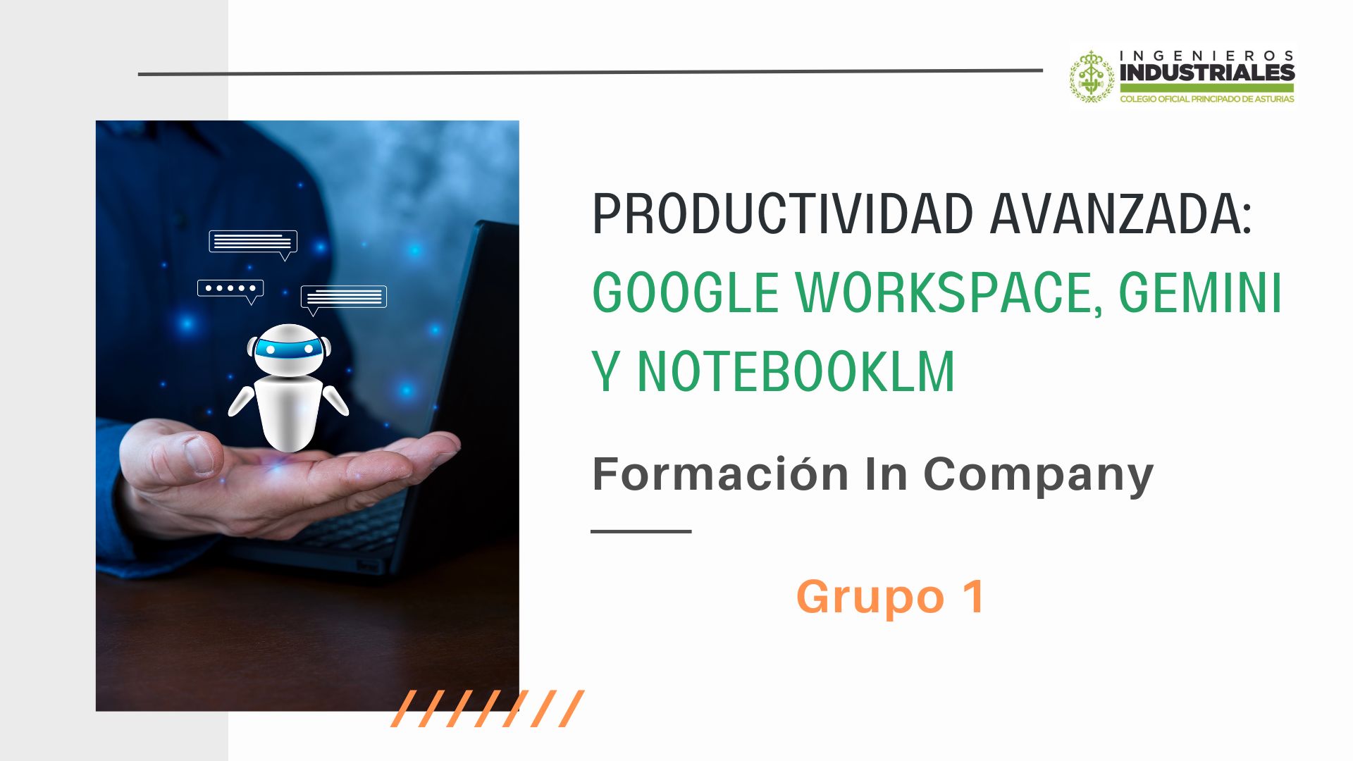 Course Image Grupo 1 - Productividad Avanzada: Google Workspace, Gemini y NotebookLM 